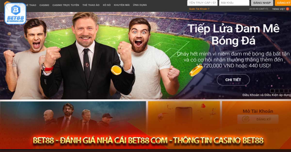 Giao diện của đơn vị cá cược Bet88 có dễ sử dụng